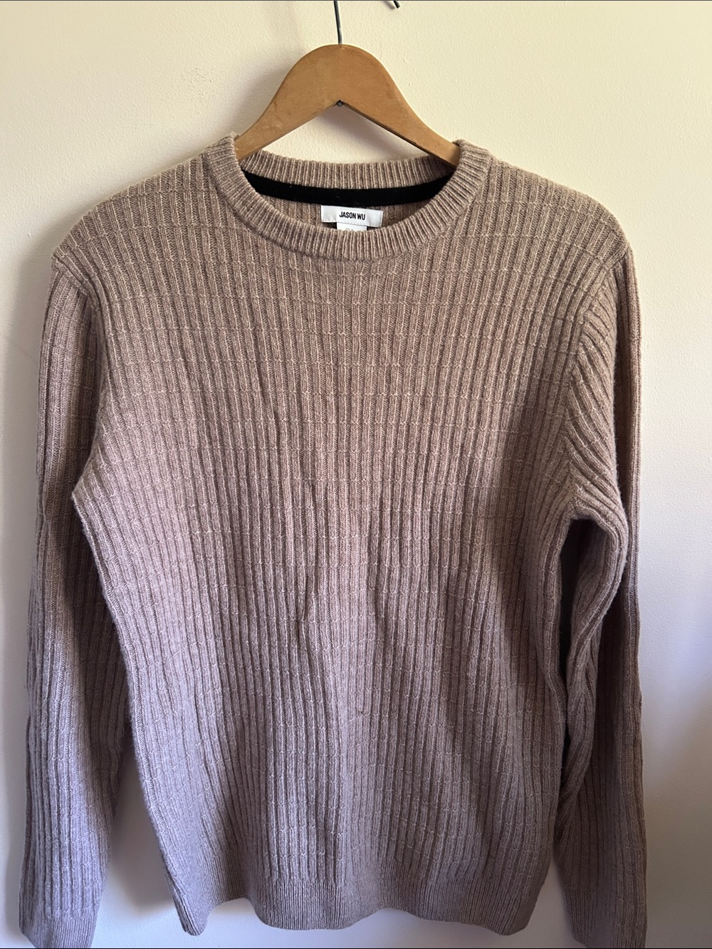 Jason Wu wool/cashmere blend Sweater - Taupe Brown mens small